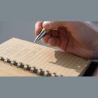 A5 bambusz borítós, újrahasznosított jegyzetfüzet 