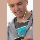 Bluetooth fülhallgató PU tokban