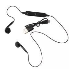 Bluetooth fülhallgató műanyag tokban