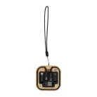 USB töltőkábel készlet bambusz dobozban