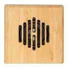 Bambusz hangszóró és vezetéknélküli töltő