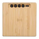 Bambusz hangszóró és vezetéknélküli töltő