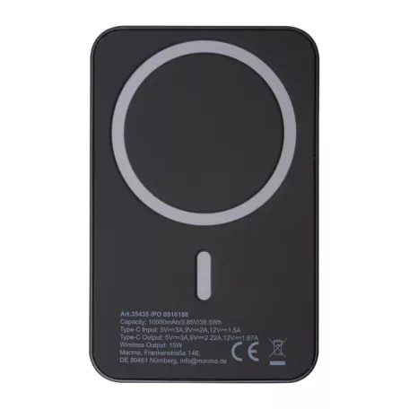 10000 mAh RABS mágneses powerbank