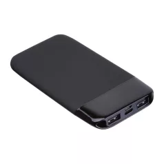 8000 mAh powerbank világító logóval