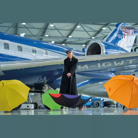 Szivárványos esernyő