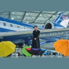 Szivárványos esernyő