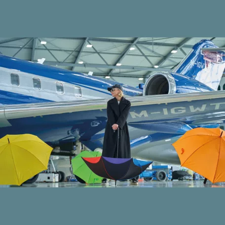 Szivárványos esernyő