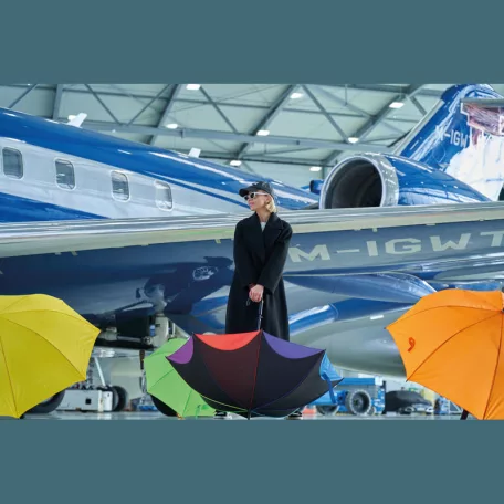 Szivárványos esernyő