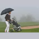 Golf esernyő szélterelővel