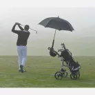 Golf esernyő szélterelővel