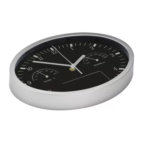 Műanyag falióra hőmérséklet kijelzővel