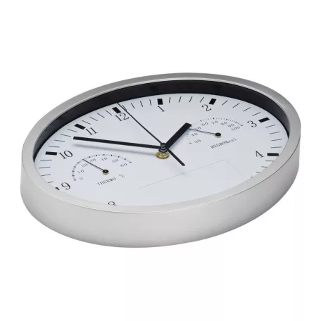 Műanyag falióra hőmérséklet kijelzővel