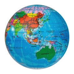 Földgömbös stresszlabda