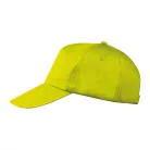 Vászon baseball sapka, 5 panel
