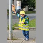 Gyerek baseball sapka fényvisszaverő szegéllyel