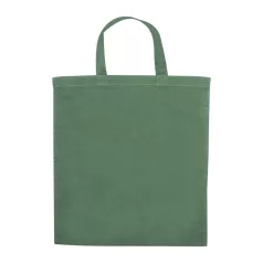 Színes, rövid fülű OEKO-TEX pamut vászontáska,140g