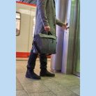 Szürke laptoptáska