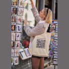 Összehajtható bevásárlótáska, 140 gr