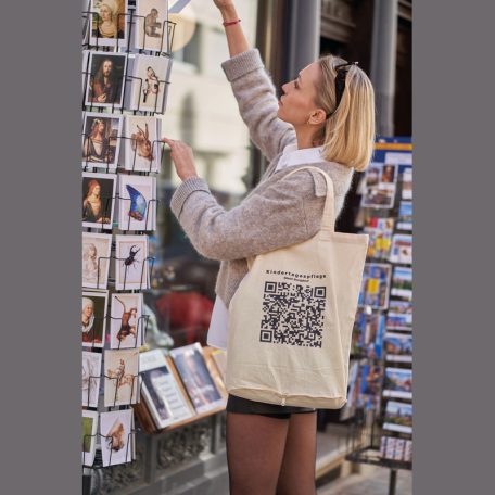 Összehajtható bevásárlótáska, 140 gr