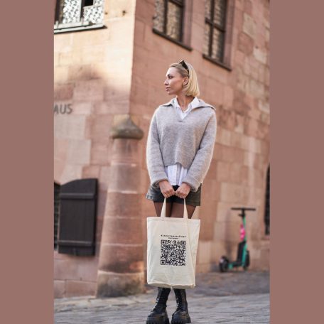 Összehajtható bevásárlótáska, 140 gr