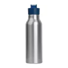 Szilikon fedelű fém ivópalack, 600 ml