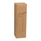 Szilikon fedelű fém ivópalack, 600 ml