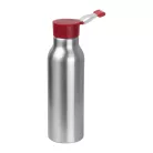 Szilikon fedelű fém ivópalack, 600 ml