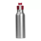 Szilikon fedelű fém ivópalack, 600 ml