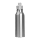 Szilikon fedelű fém ivópalack, 600 ml