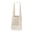 Vászontáska hálós anyagból, 150 gr/m²