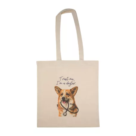 Hosszúfülű vászontáska, 140g/m²