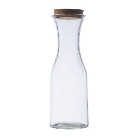 Üveg kancsó parafadugóval, 1000 ml