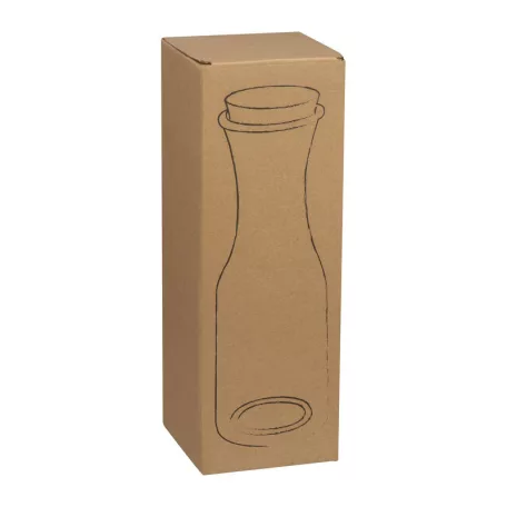 Üveg kancsó parafadugóval, 1000 ml