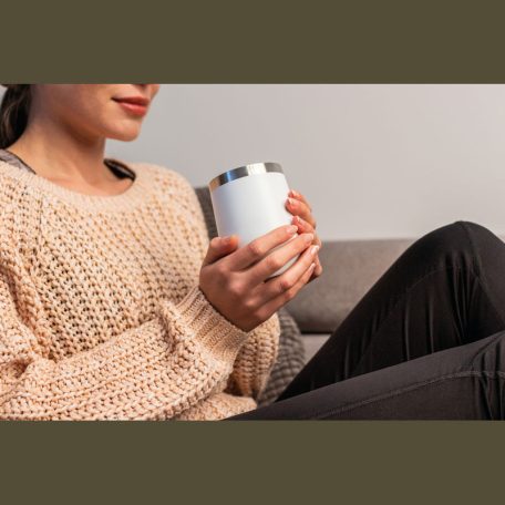 Duplafalú vákuumszigetelt termoszbögre, 300 ml