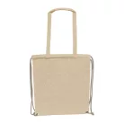 Újrahasznosított pamut tornazsák, 140 g/m²