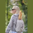 Újrahasznosított pamut tornazsák, 140 g/m²