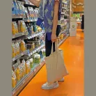 Rövid fülű vászontáska, 140 gr/m²