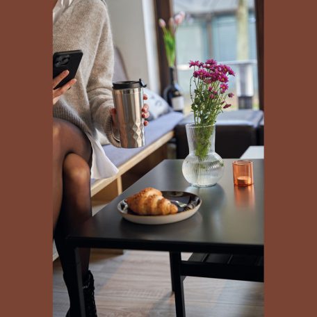 Duplafalú termoszbögre, 400ml