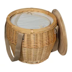 Mark Twain rattan piknik kosár