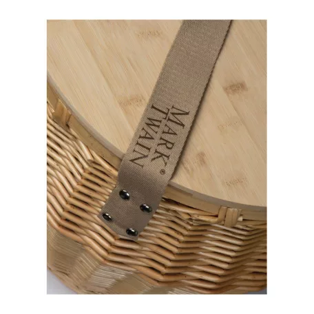 Mark Twain rattan piknik kosár