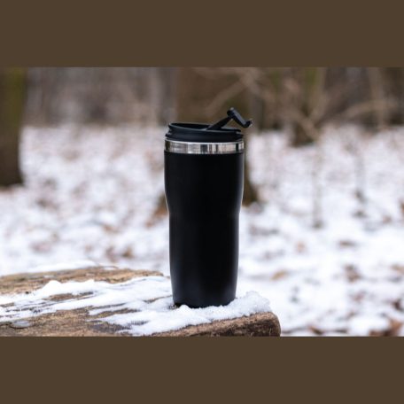 Duplafalú rozsdamentes acél termoszbögre, 480 ml