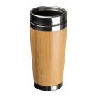 Bambusz termosz és bögre szett, 450+350 ml