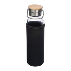 Üveg ivópalack neoprén tokban, 600 ml