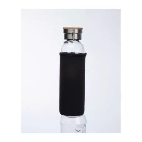 Üveg ivópalack neoprén tokban, 600 ml
