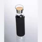 Üveg ivópalack neoprén tokban, 600 ml