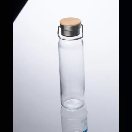 Üveg ivópalack neoprén tokban, 600 ml