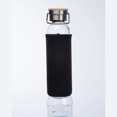 Üveg ivópalack neoprén tokban, 600 ml