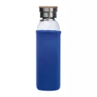 Üveg ivópalack neoprén tokban, 600 ml