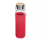 Üveg ivópalack neoprén tokban, 600 ml