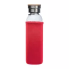 Üveg ivópalack neoprén tokban, 600 ml